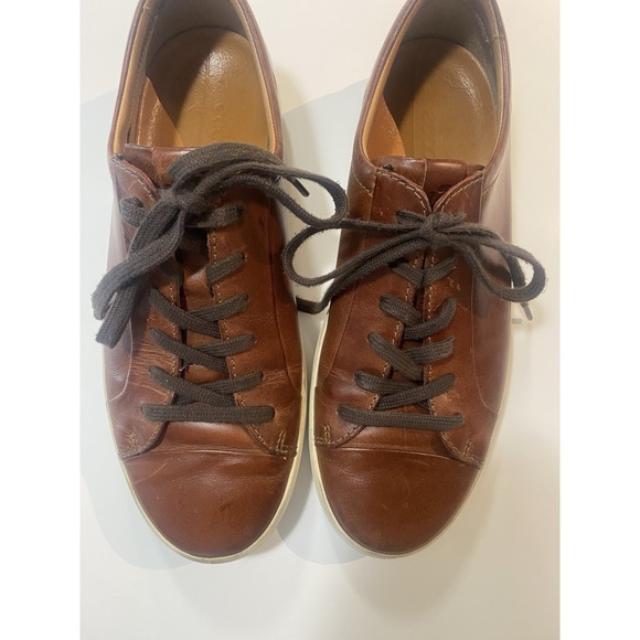 Ecco Men's Sneaker Shoes Danish Design Size 8.5 US Brown Leather - Picture 3 of 9
